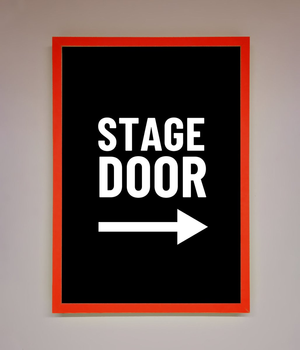 Stage Door Framed Print-14