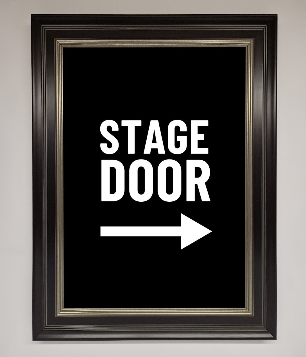 Stage Door Framed Print-8