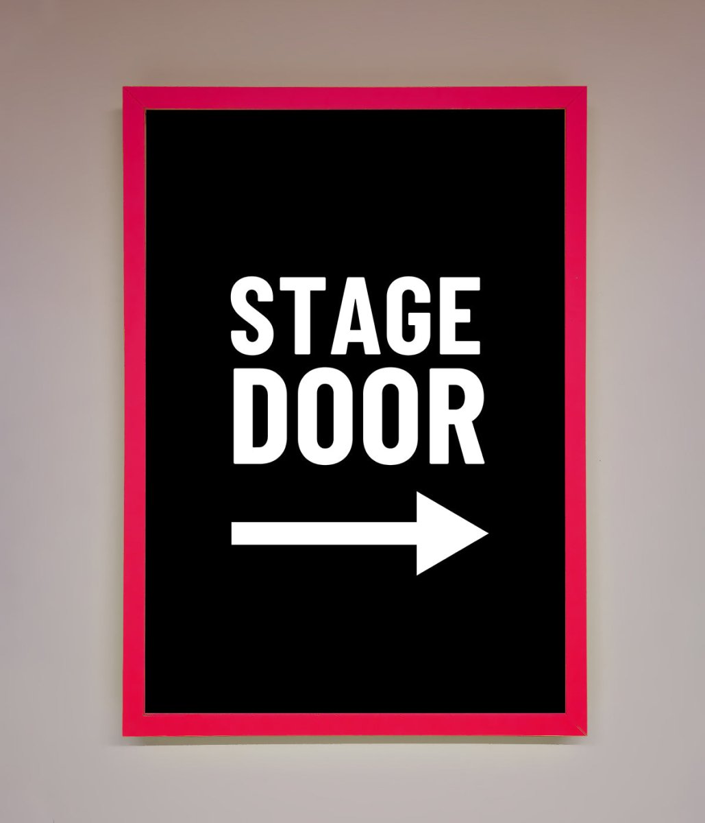 Stage Door Framed Print-13