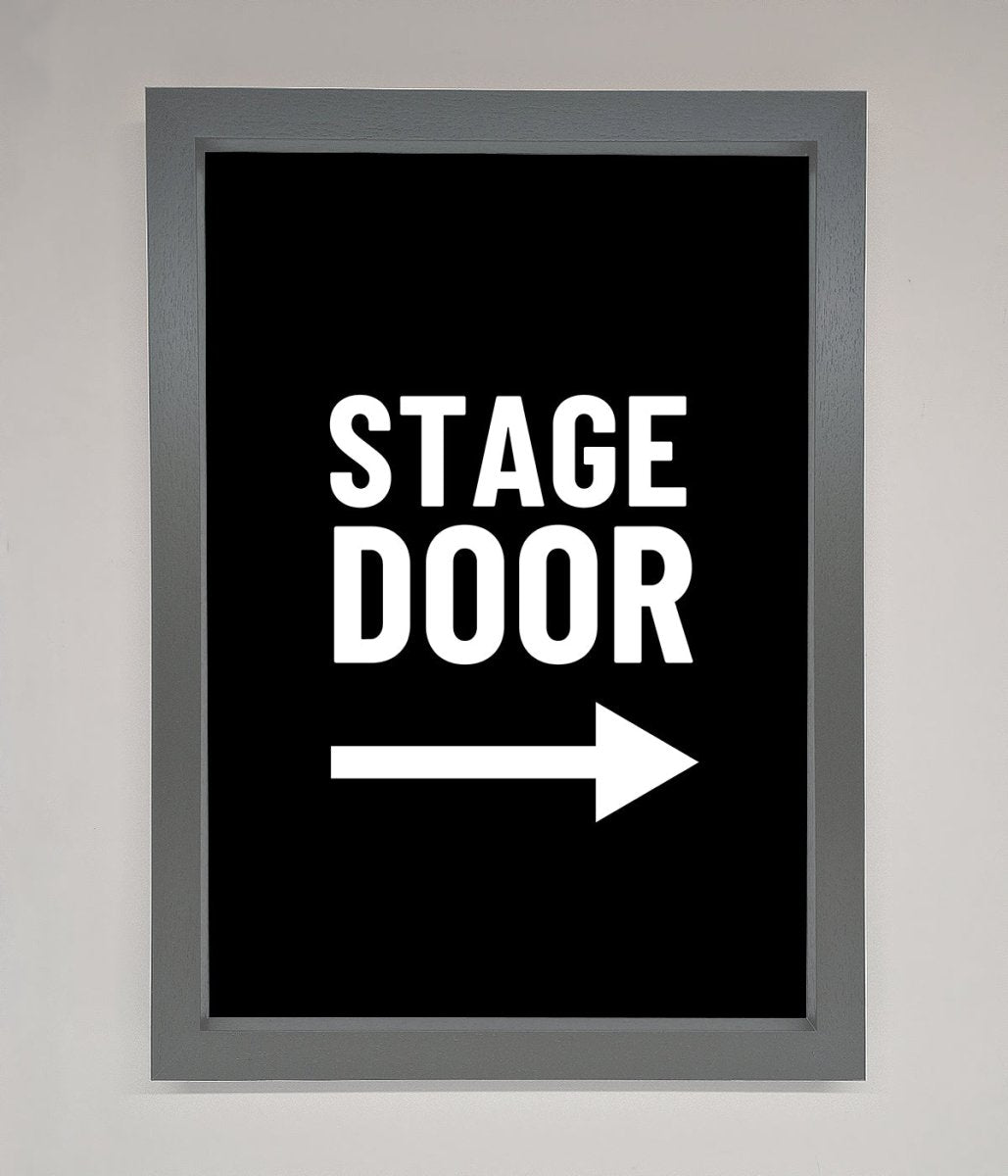 Stage Door Framed Print-4