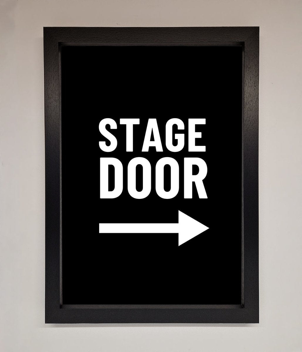 Stage Door Framed Print-1