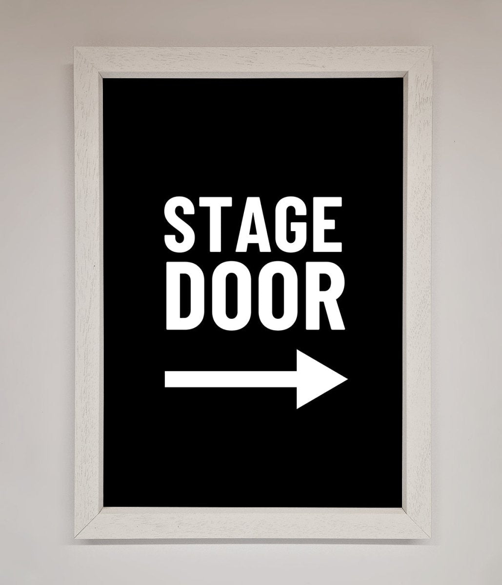 Stage Door Framed Print-2