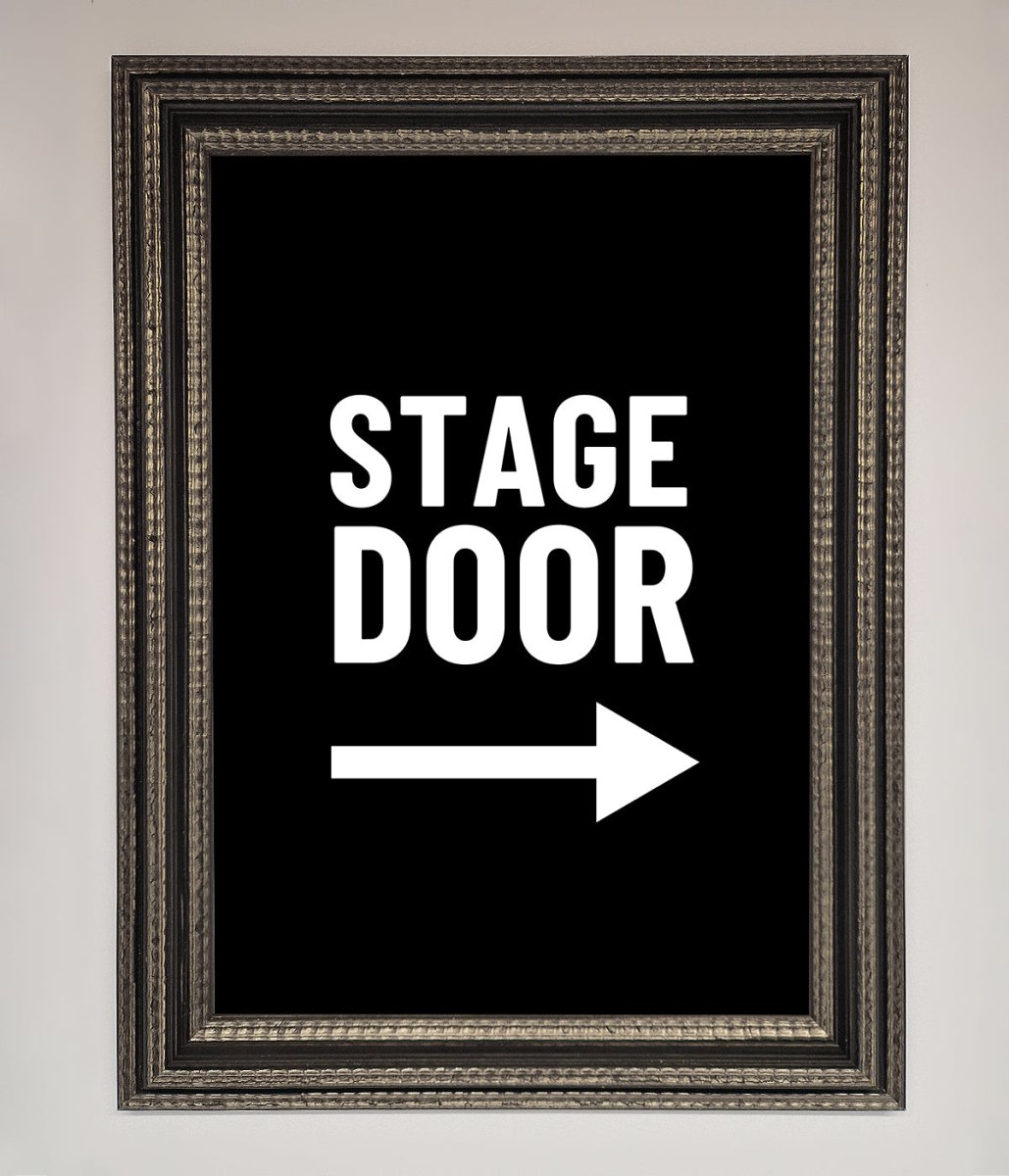 Stage Door Framed Print-17