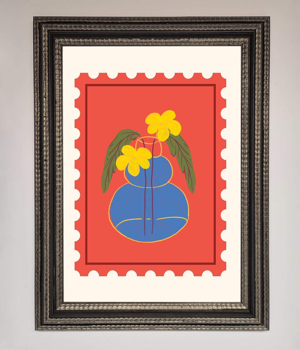Stamp Plant Framed Wall Art-17
