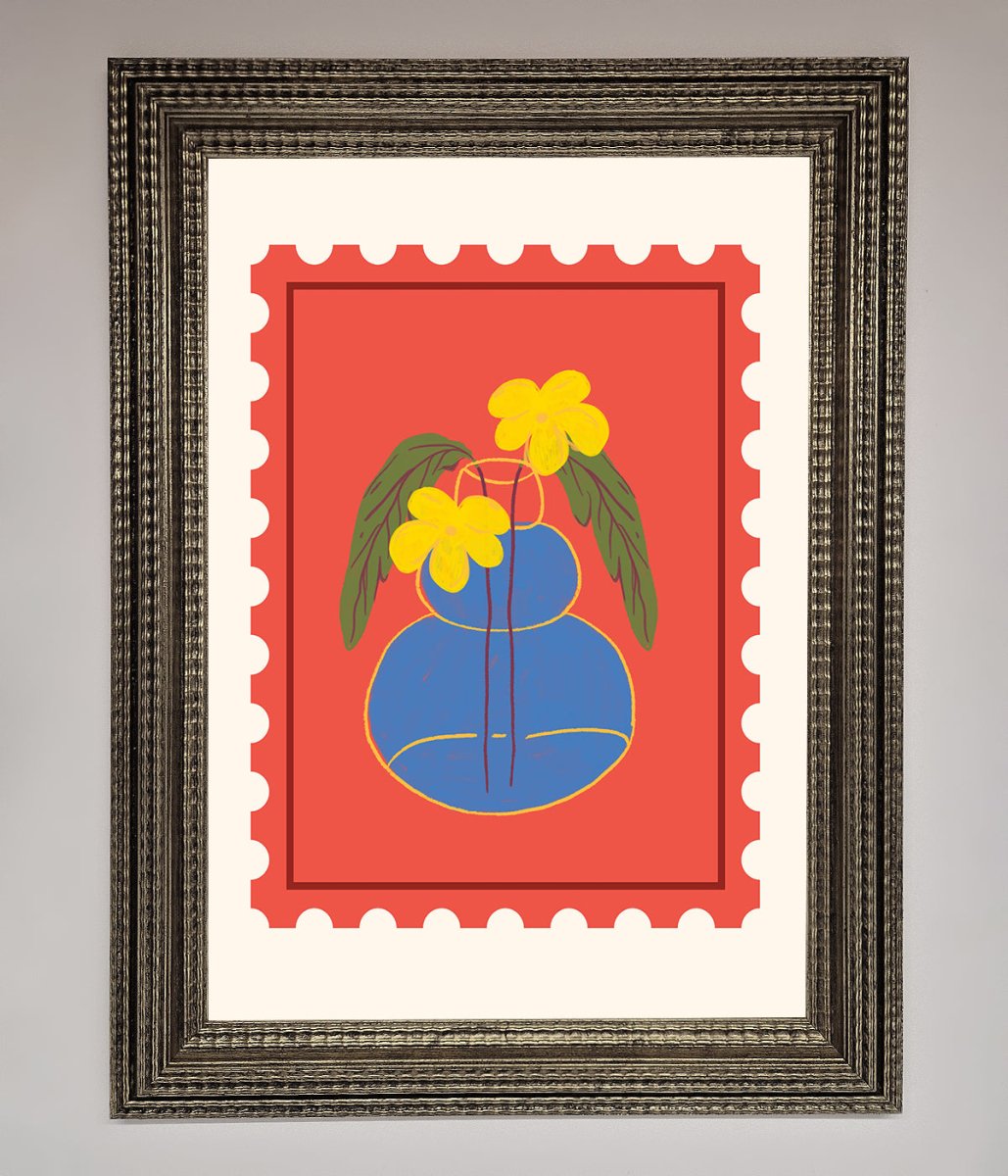 Stamp Plant Framed Wall Art-16