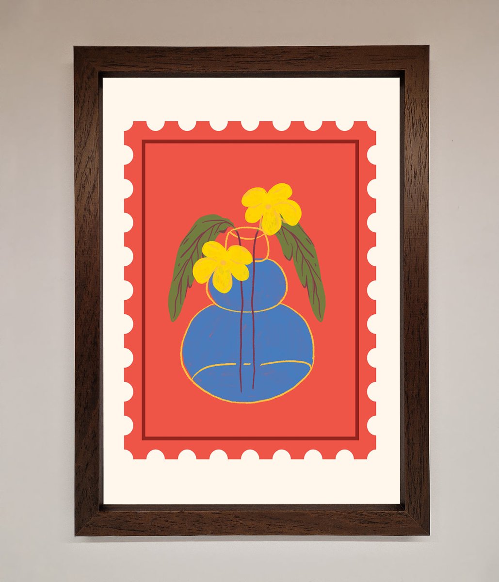 Stamp Plant Framed Wall Art-10