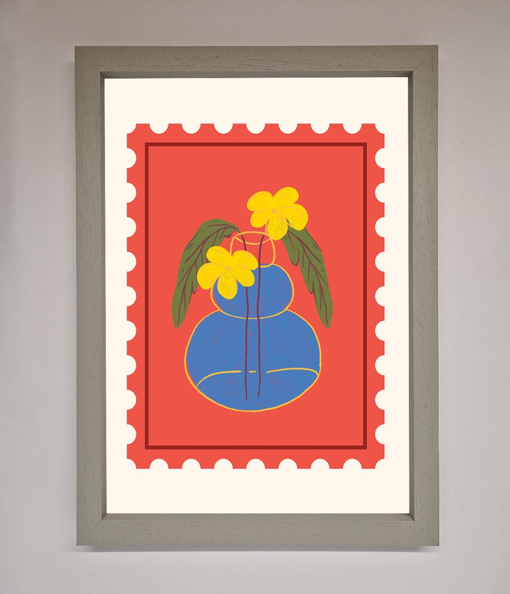Stamp Plant Framed Wall Art-3