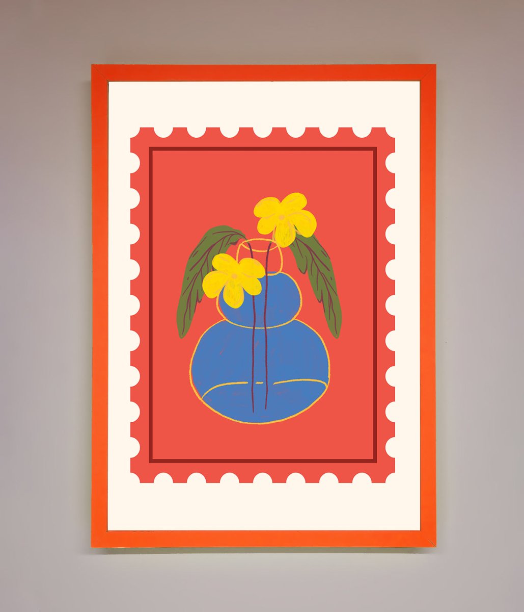 Stamp Plant Framed Wall Art-0