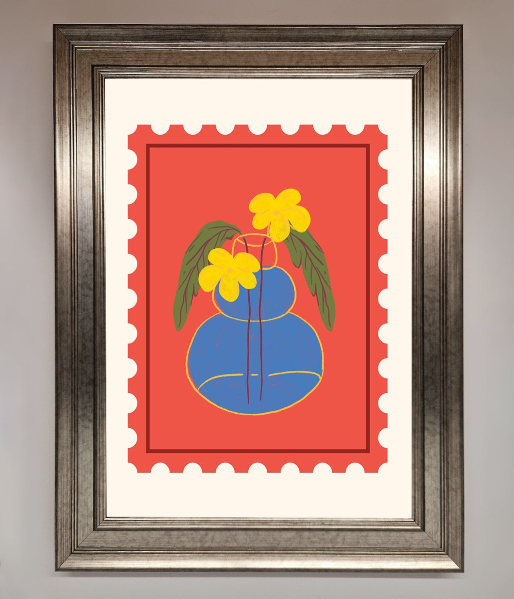 Stamp Plant Framed Wall Art-5