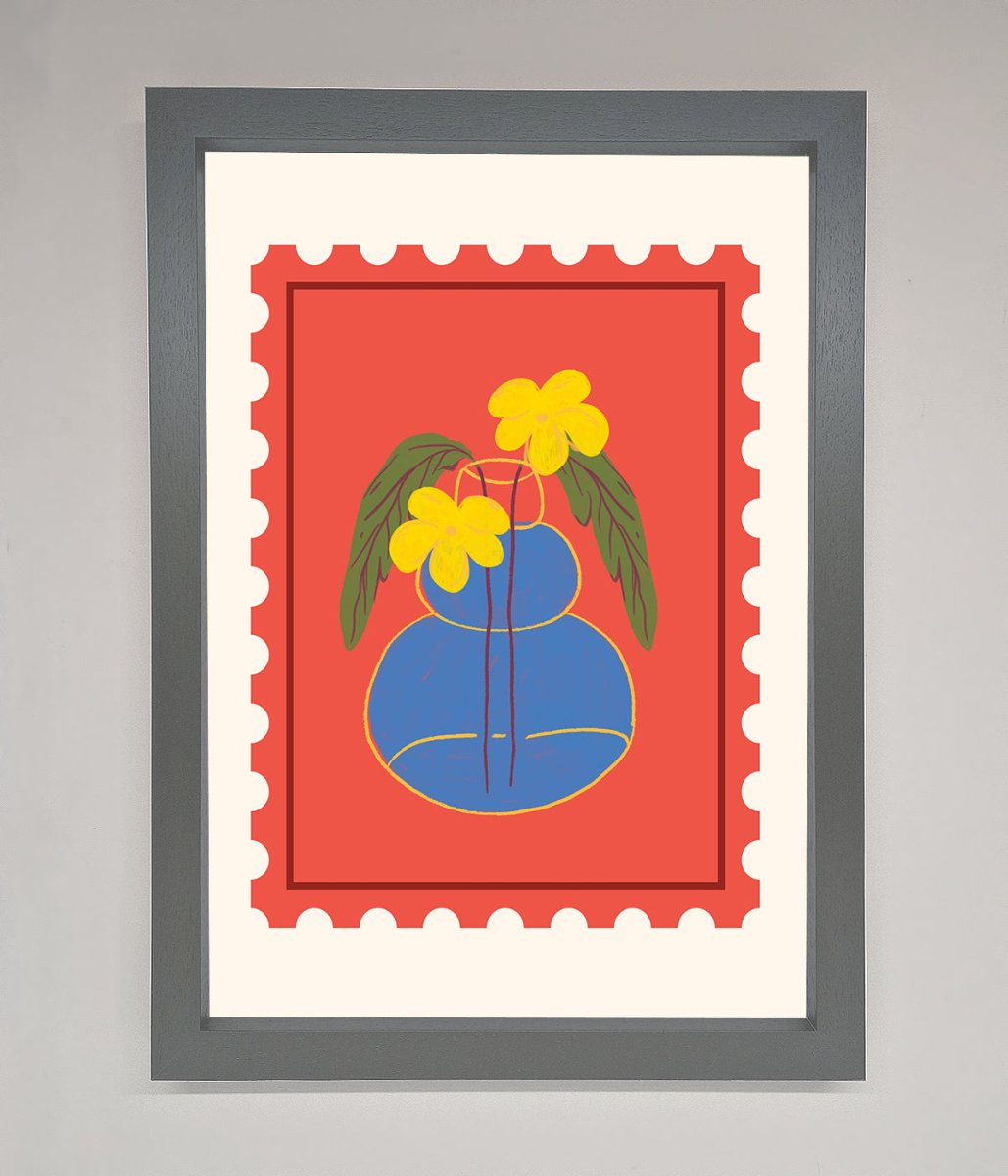 Stamp Plant Framed Wall Art-4