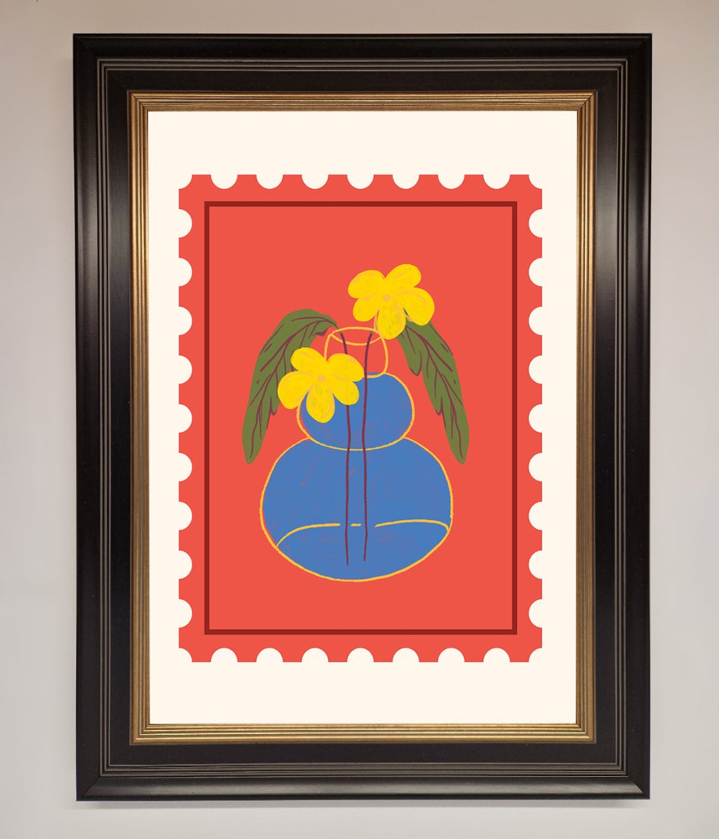 Stamp Plant Framed Wall Art-9