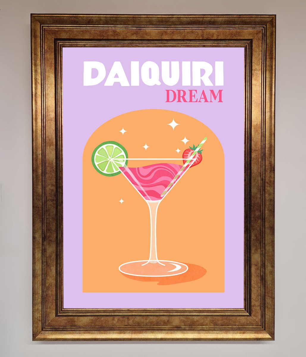 Strawberry Daiquiri Framed Print-7