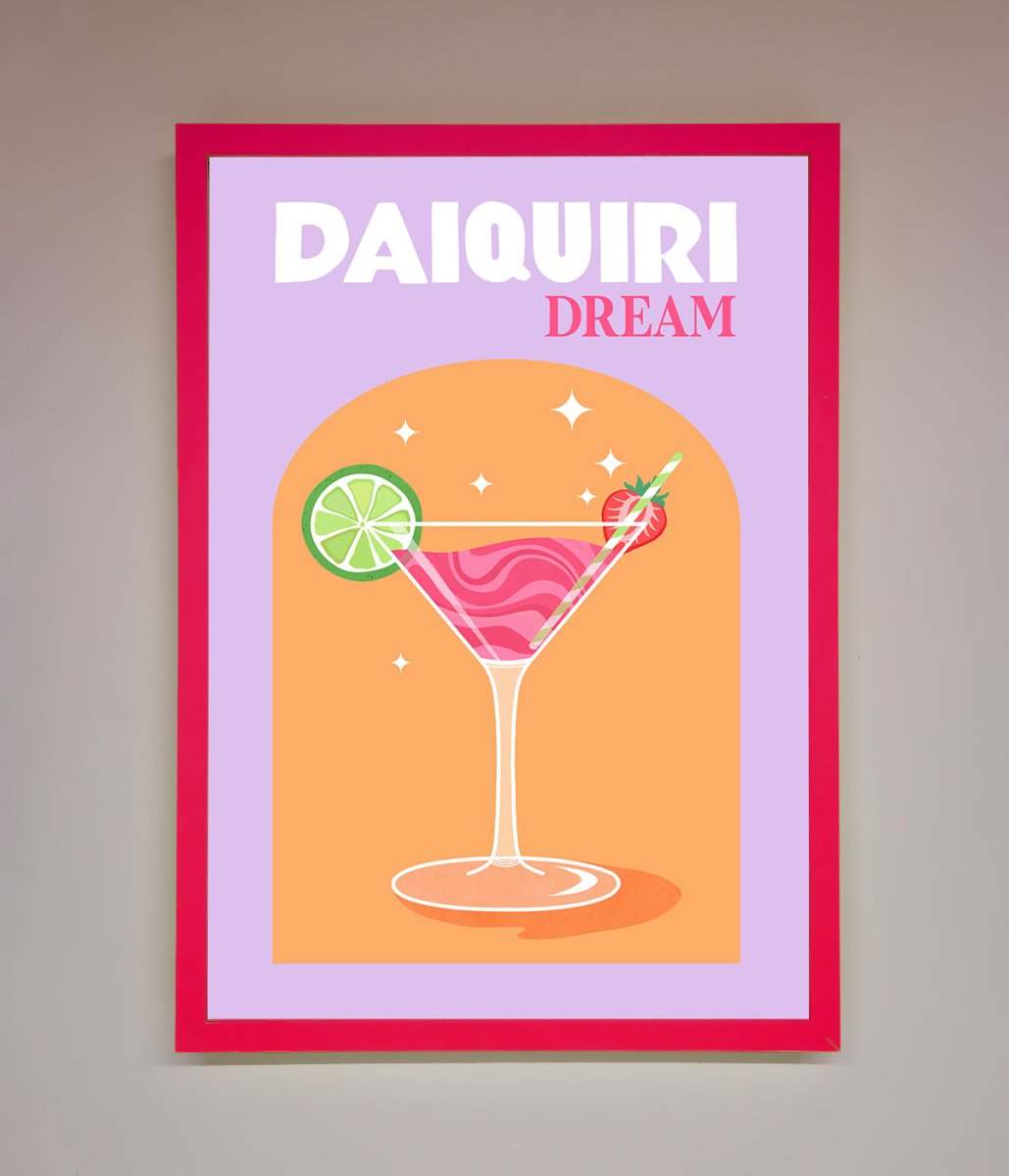 Strawberry Daiquiri Framed Print-0