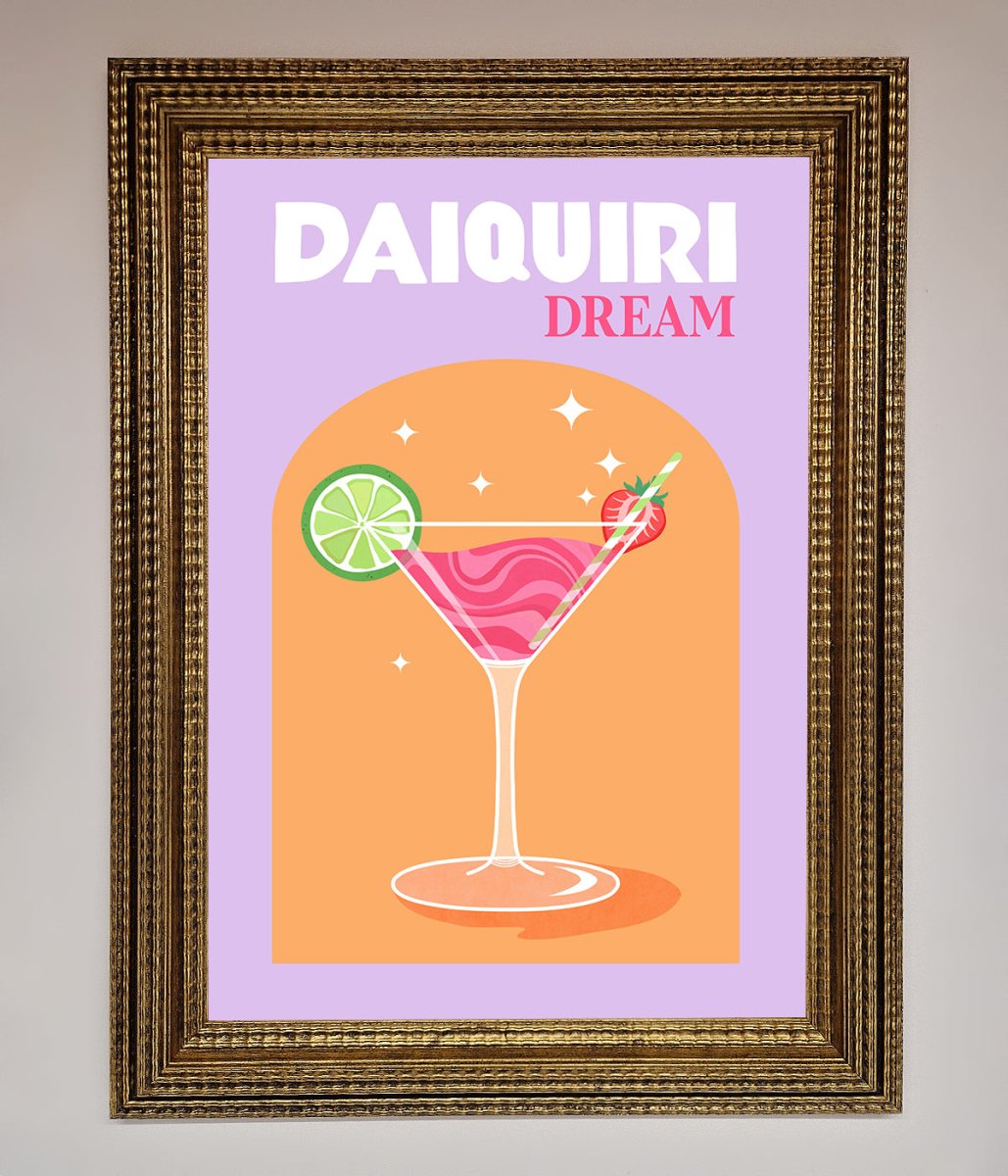Strawberry Daiquiri Framed Print-15