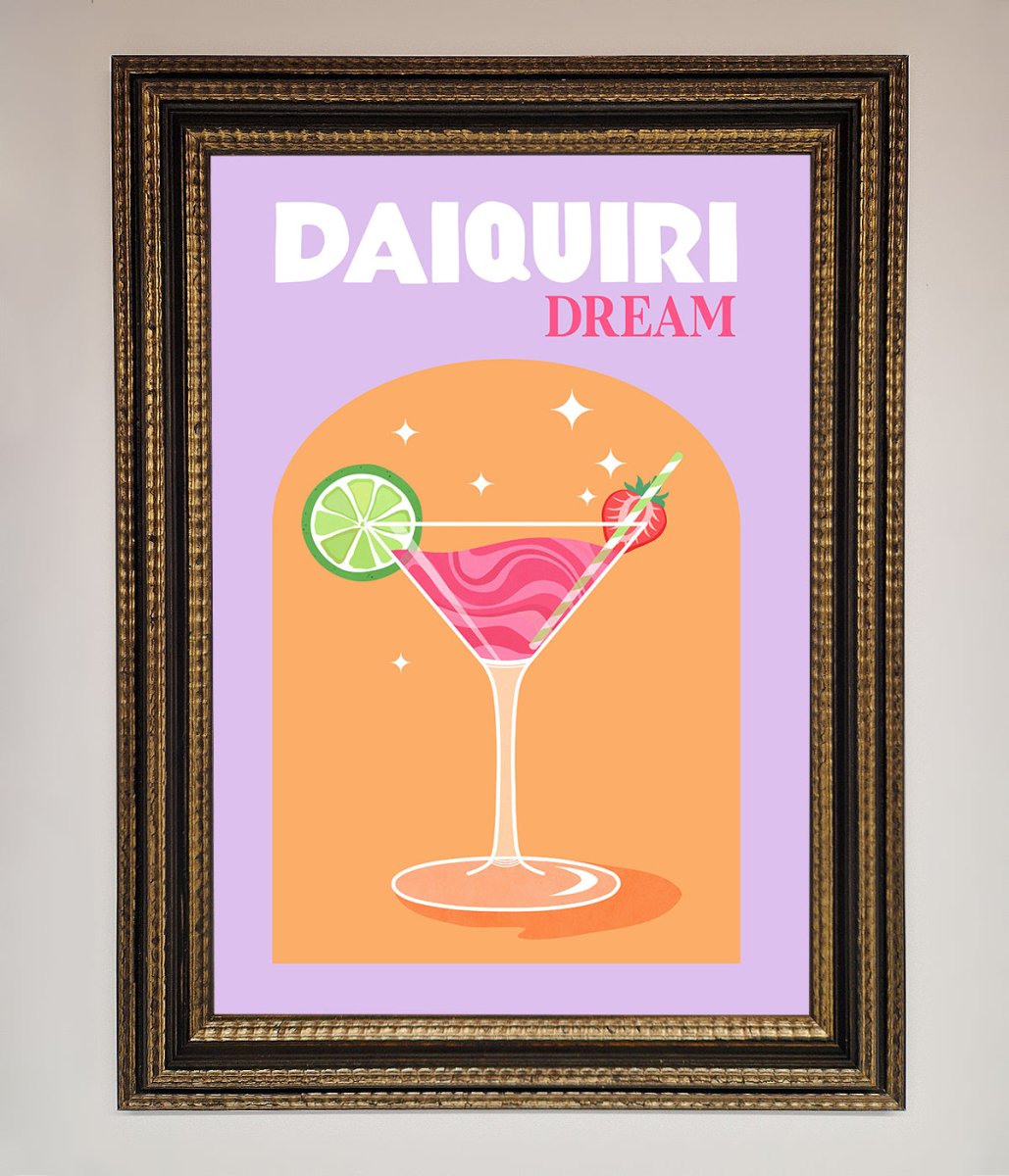 Strawberry Daiquiri Framed Print-18