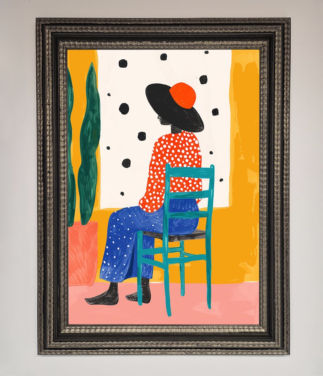 Take A Seat Framed Poster-17