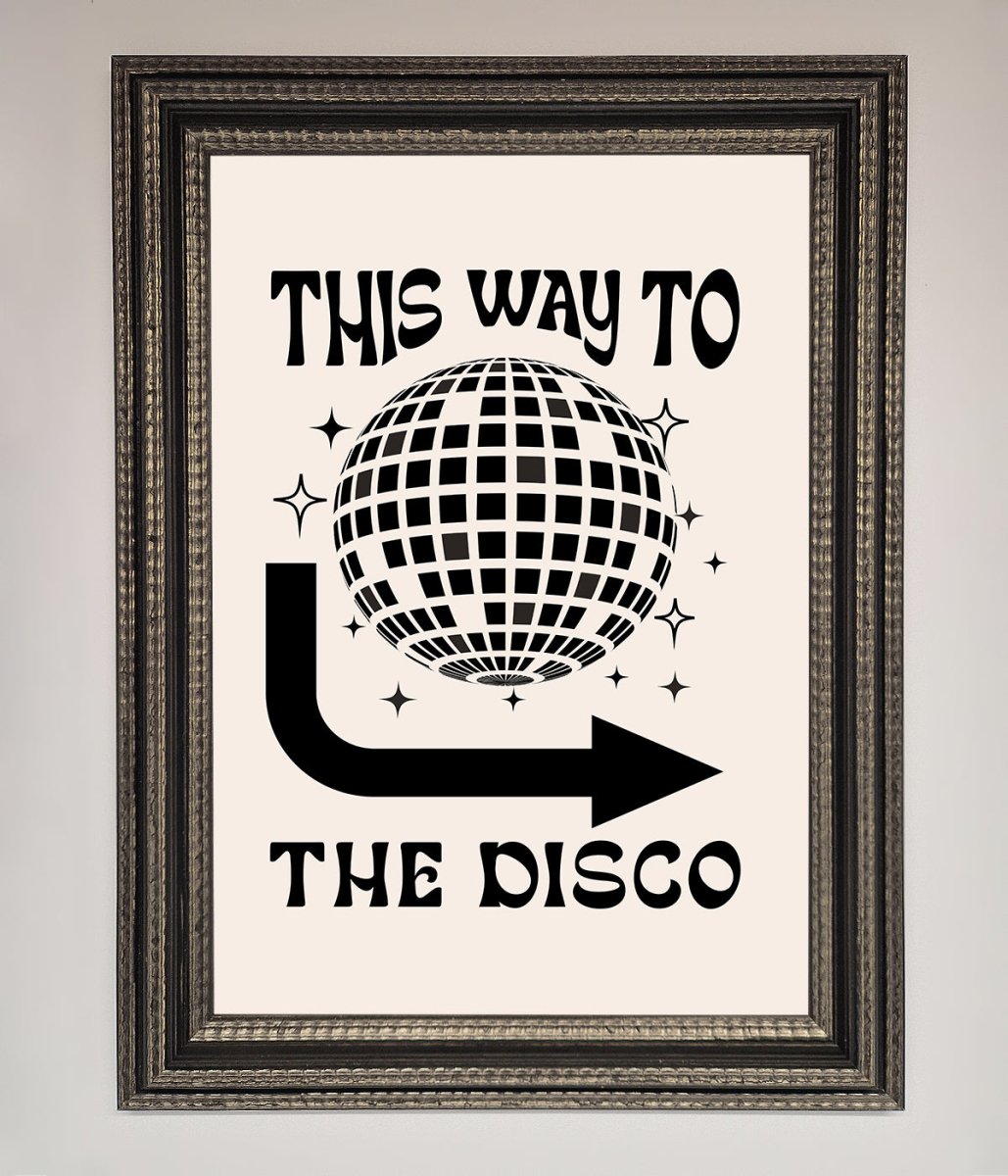 To The Disco Framed Poster-13