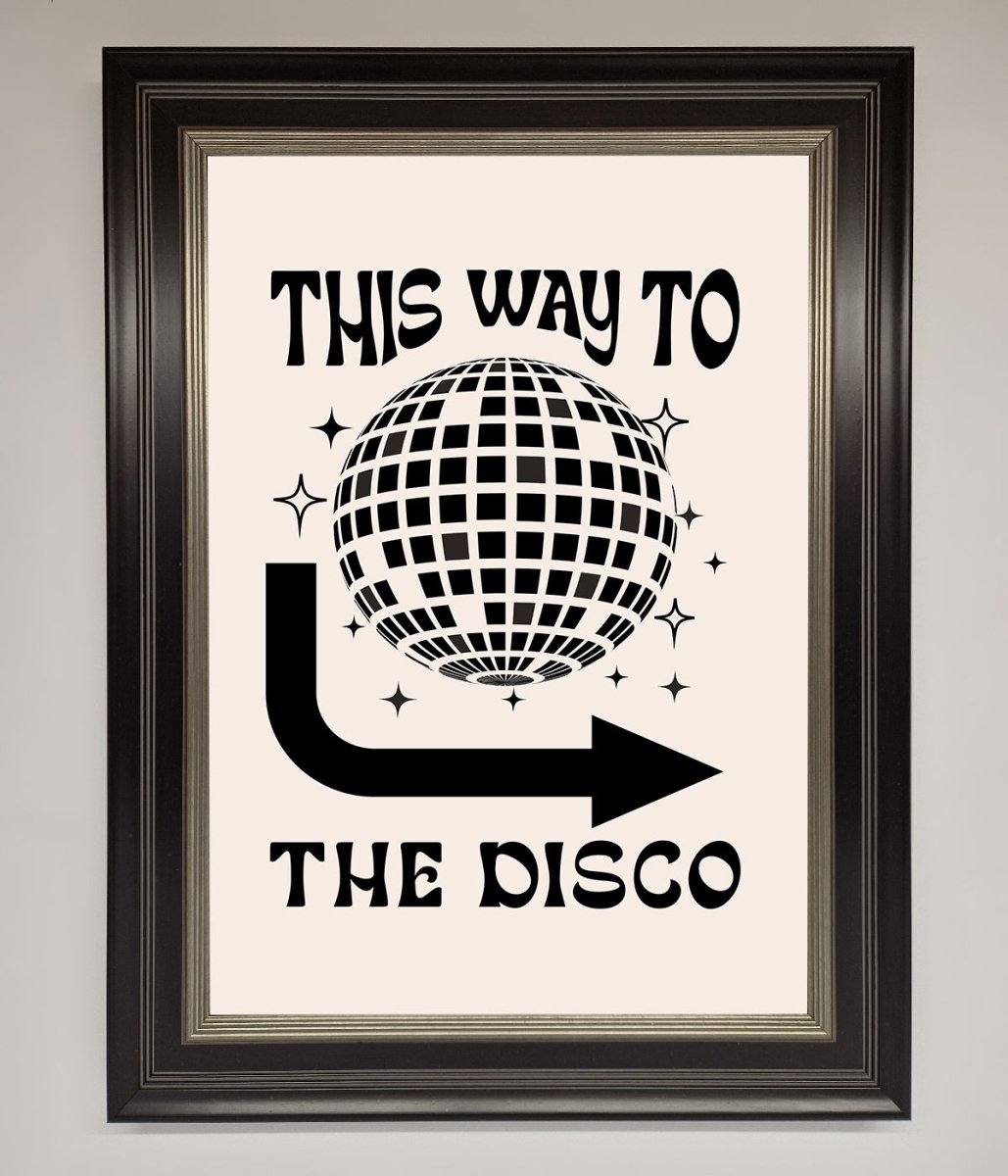 To The Disco Framed Poster-16