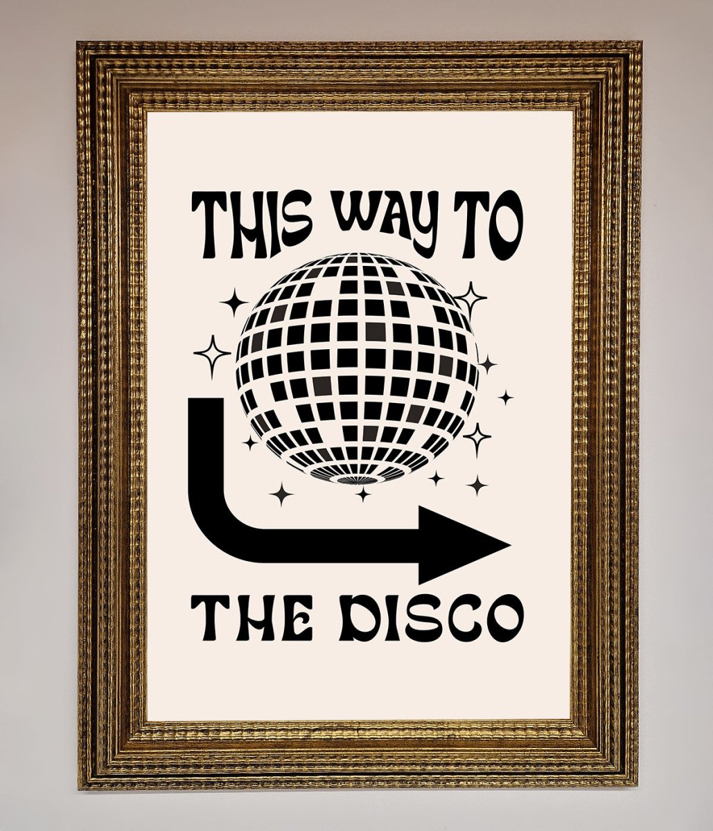 To The Disco Framed Poster-9