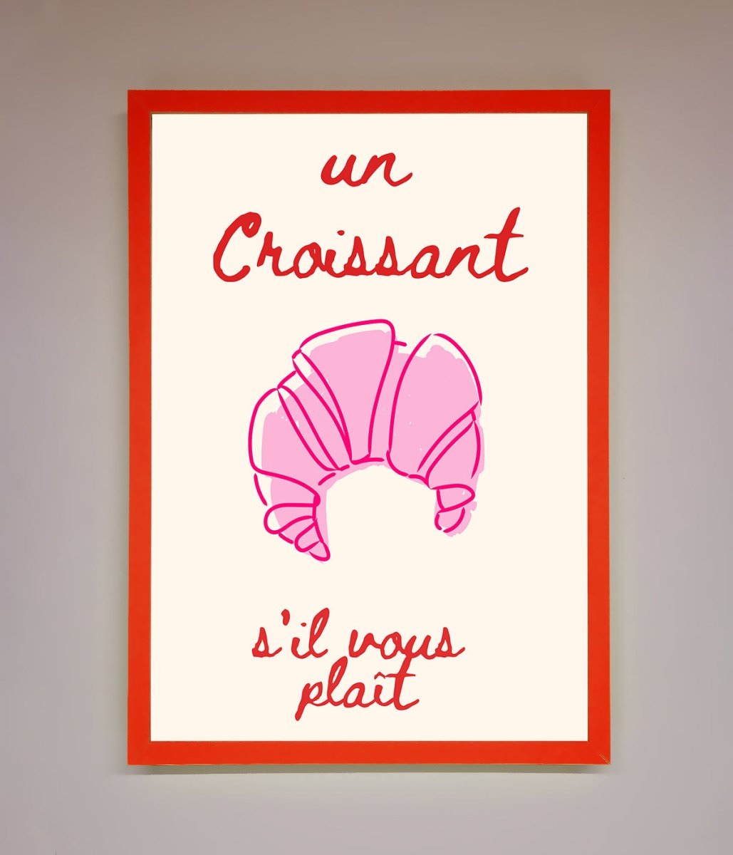 Un Croissant Framed Wall Art-14
