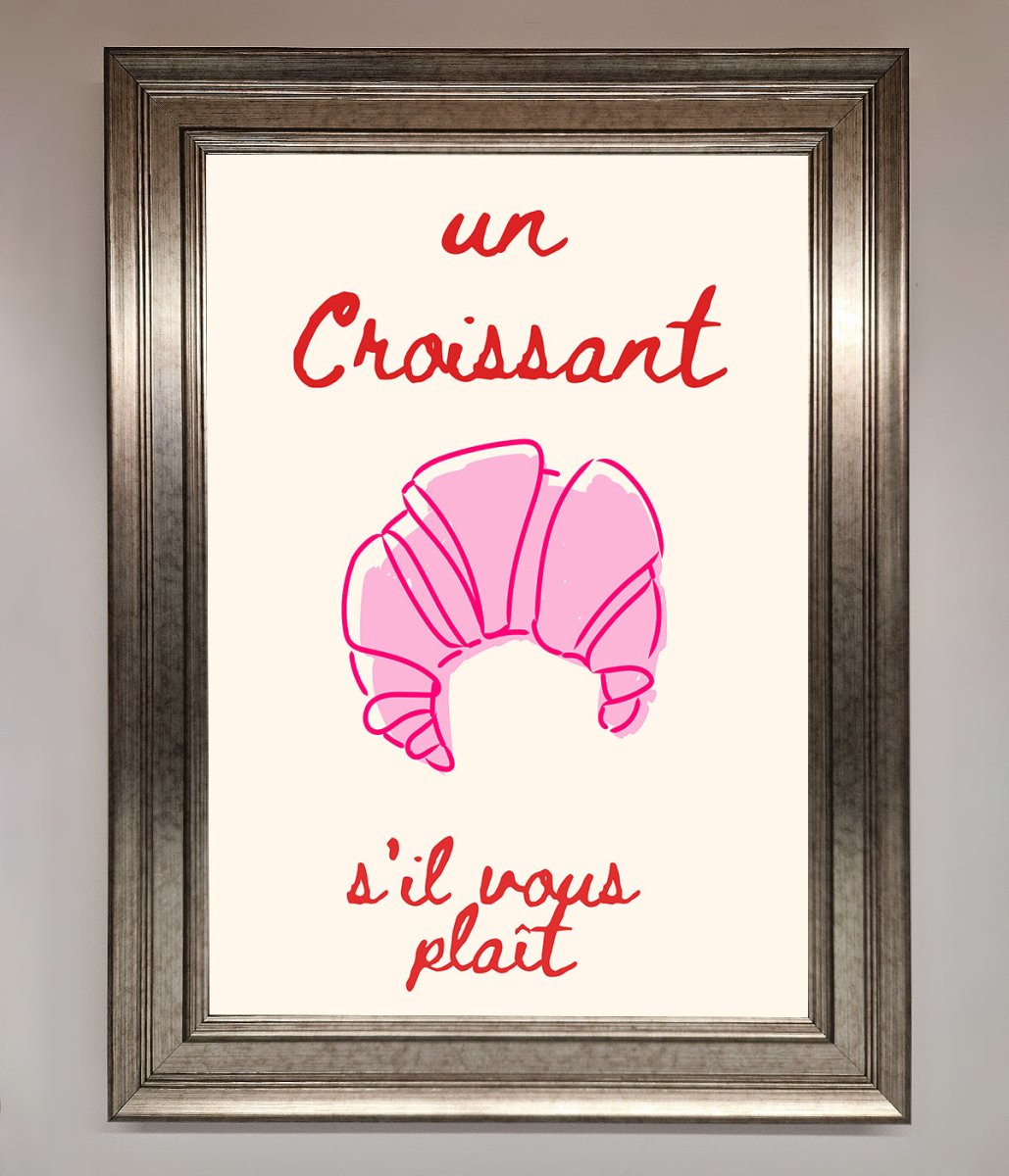 Un Croissant Framed Wall Art-5