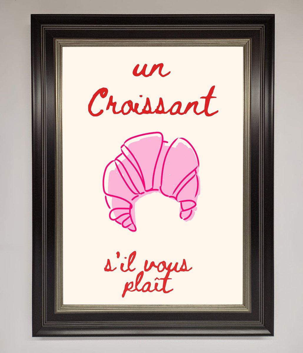 Un Croissant Framed Wall Art-8