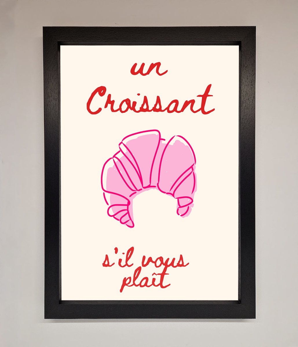 Un Croissant Framed Wall Art-1