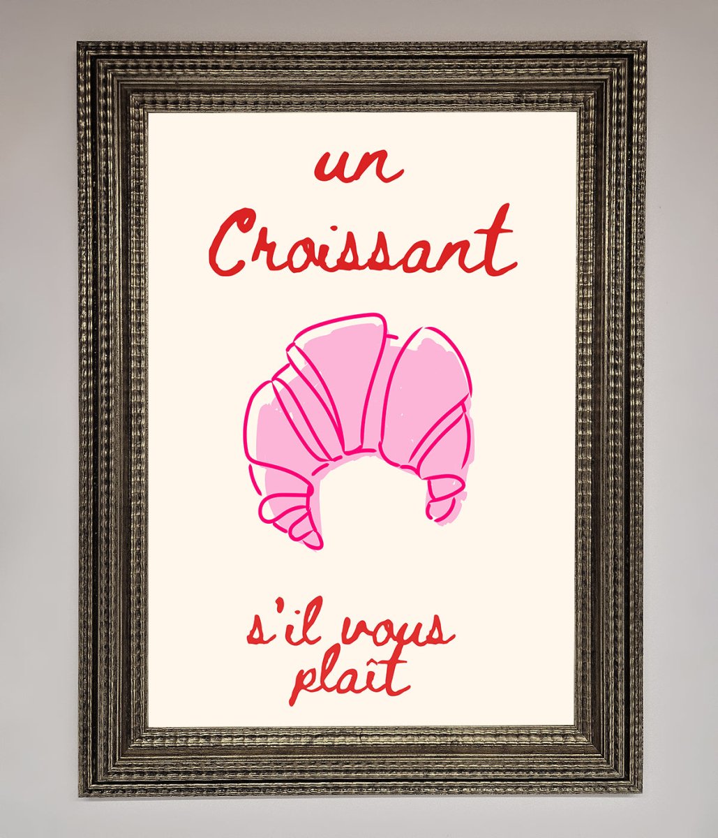 Un Croissant Framed Wall Art-16
