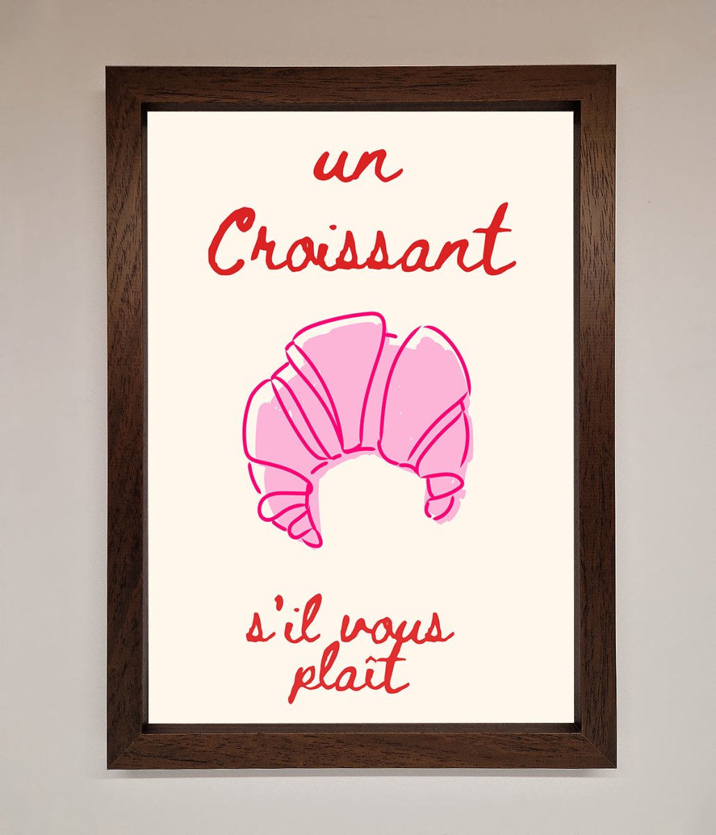 Un Croissant Framed Wall Art-10