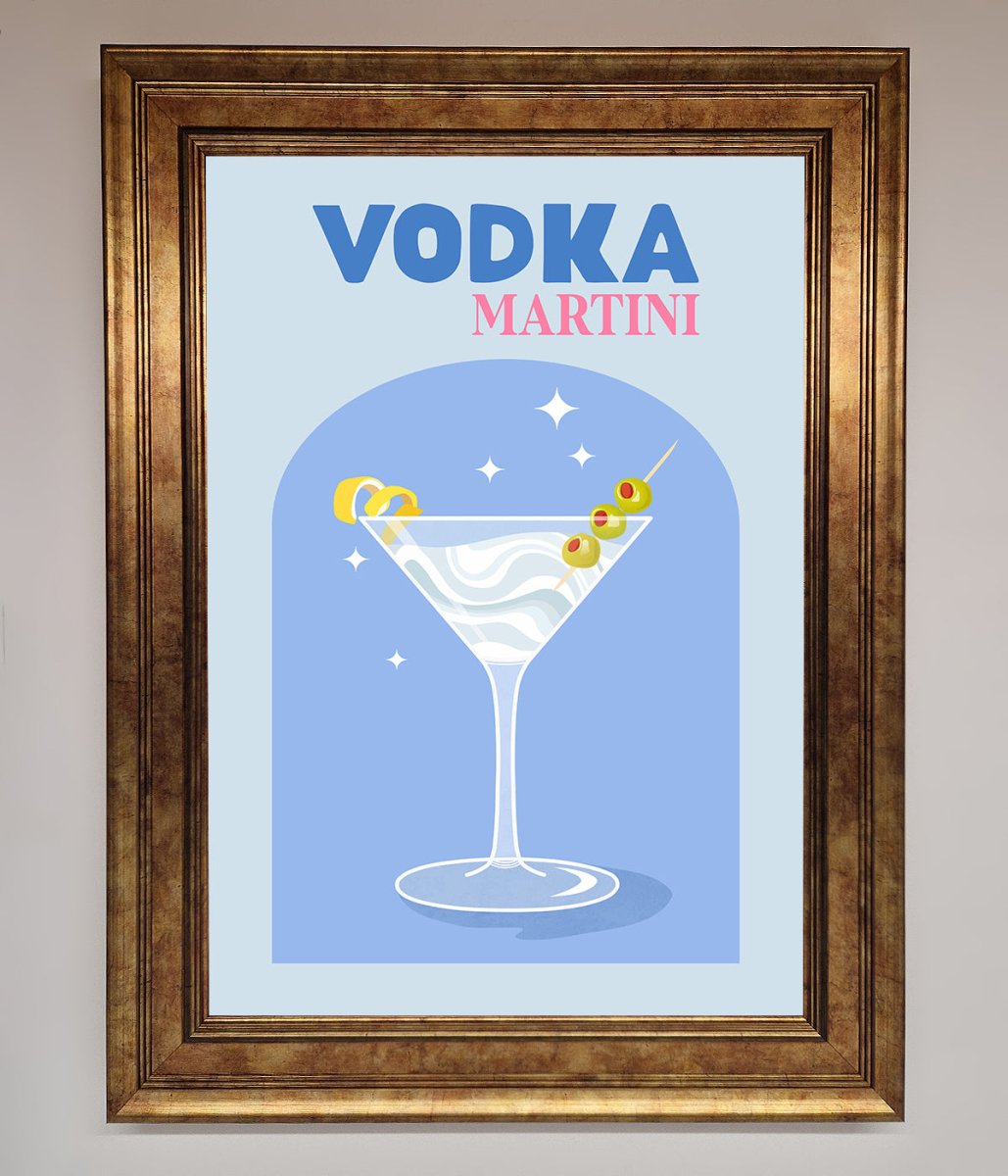 Vodka Martini Framed Wall Art-7