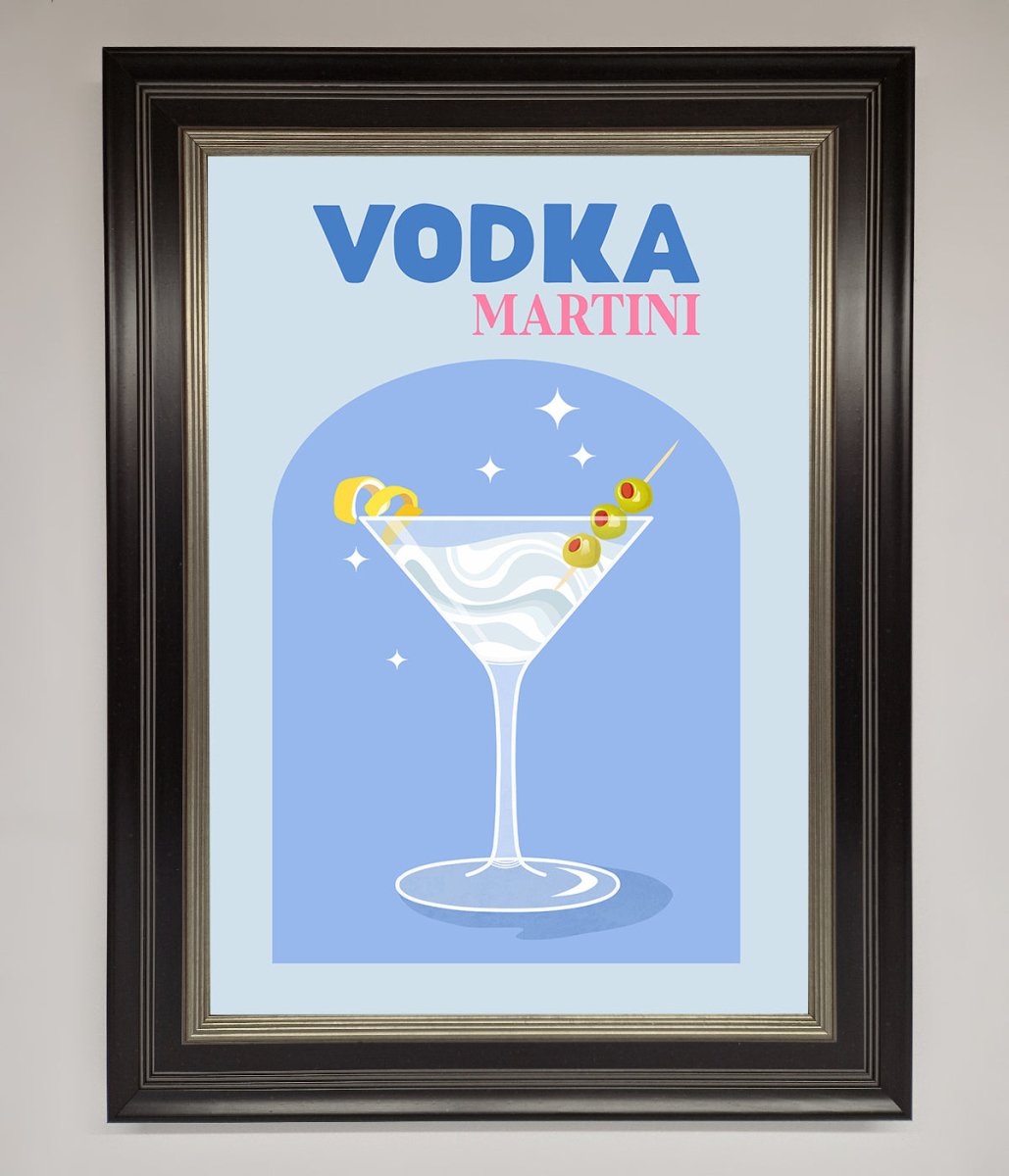 Vodka Martini Framed Wall Art-8