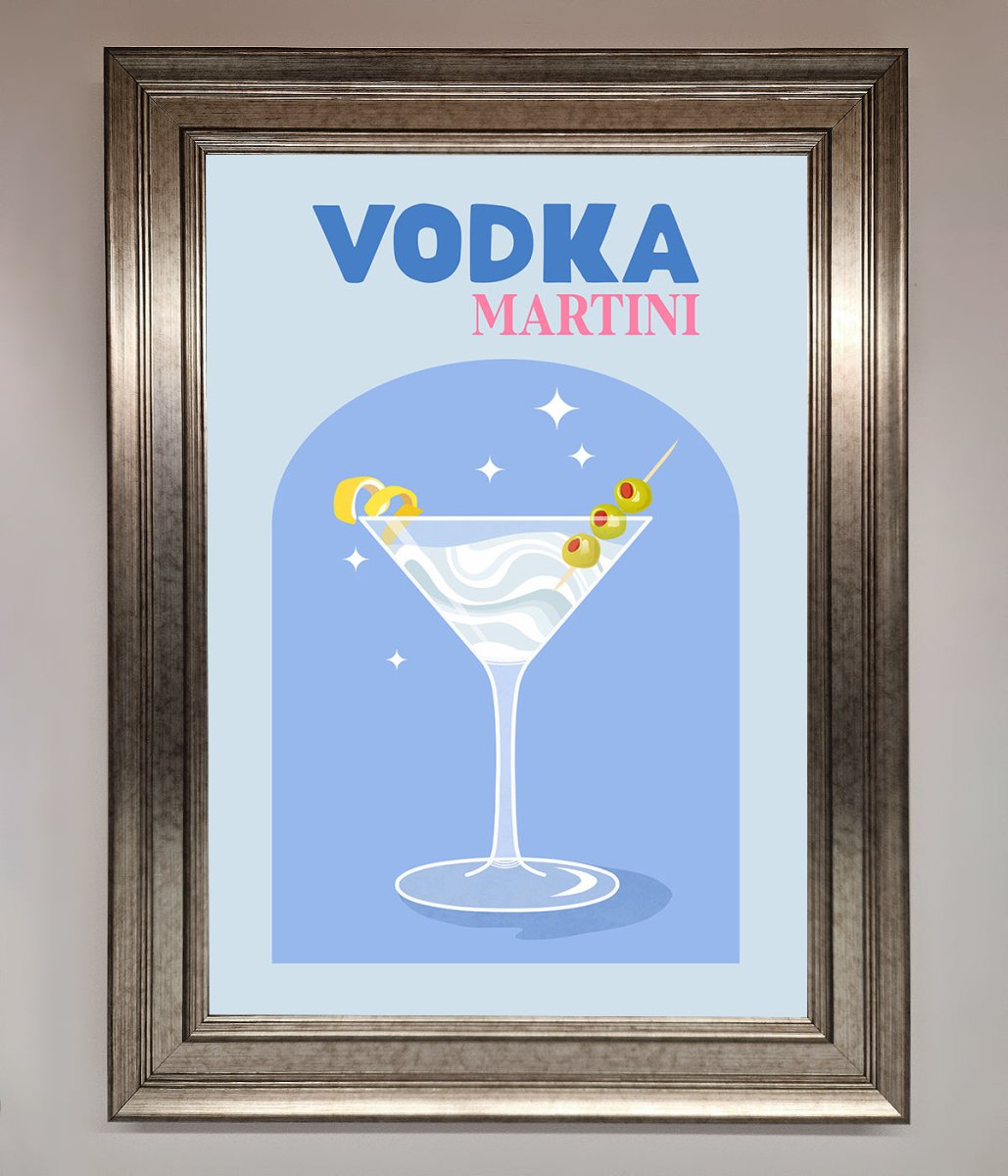 Vodka Martini Framed Wall Art-5