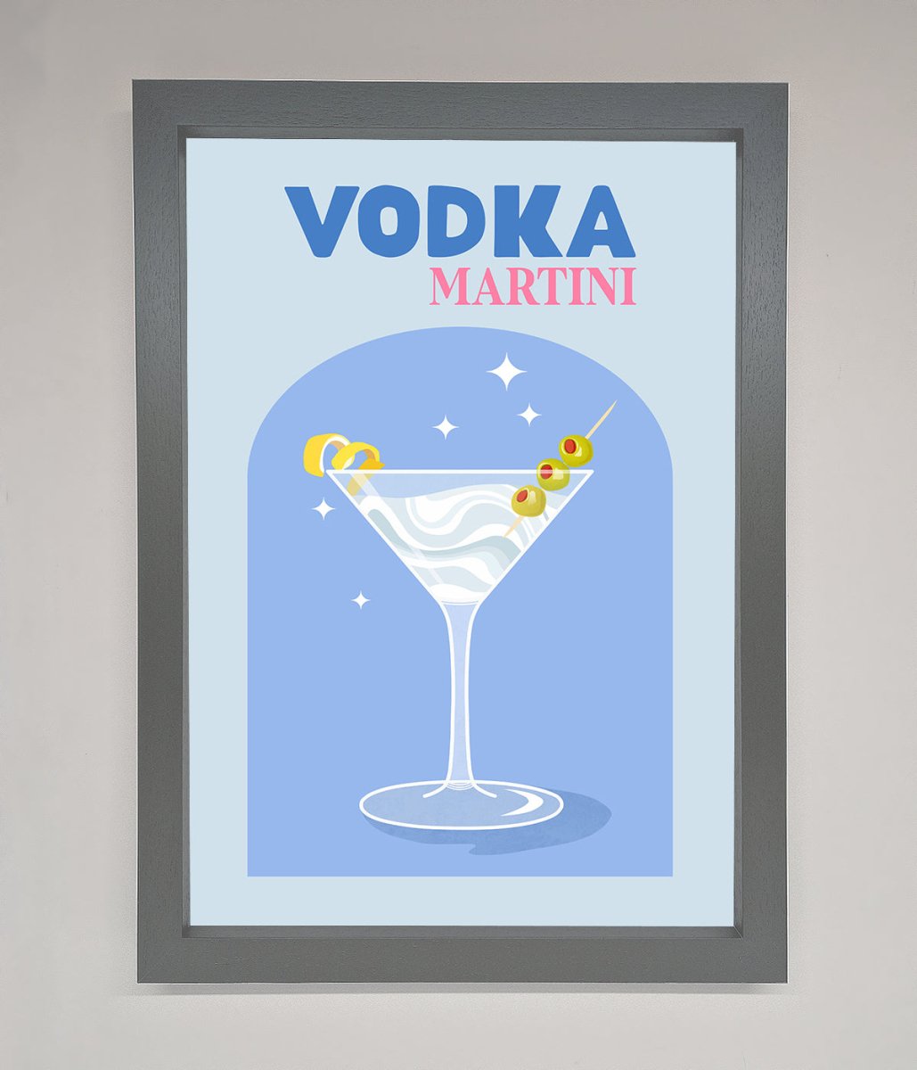 Vodka Martini Framed Wall Art-0