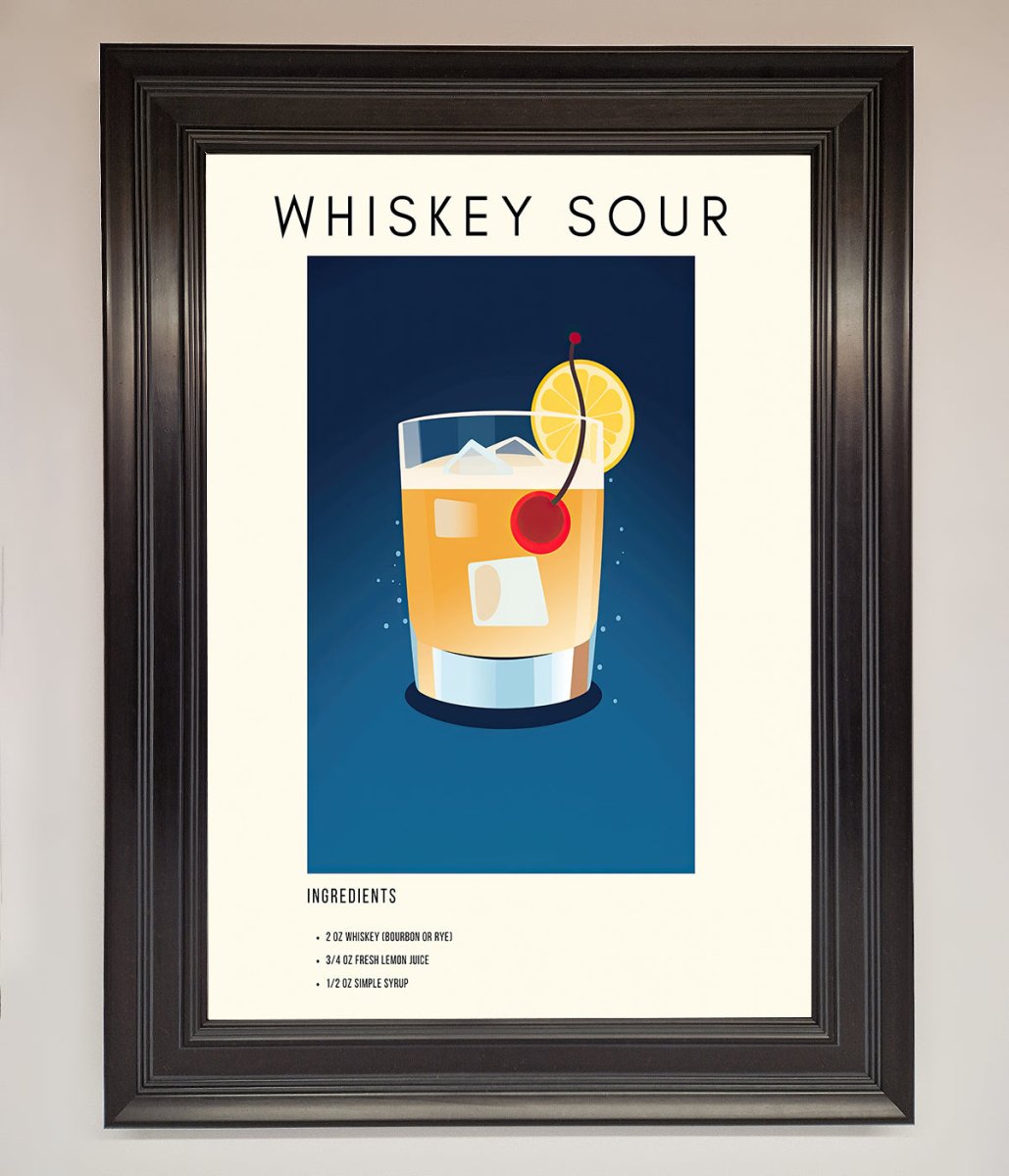 Whiskey Sour Framed Poster-6