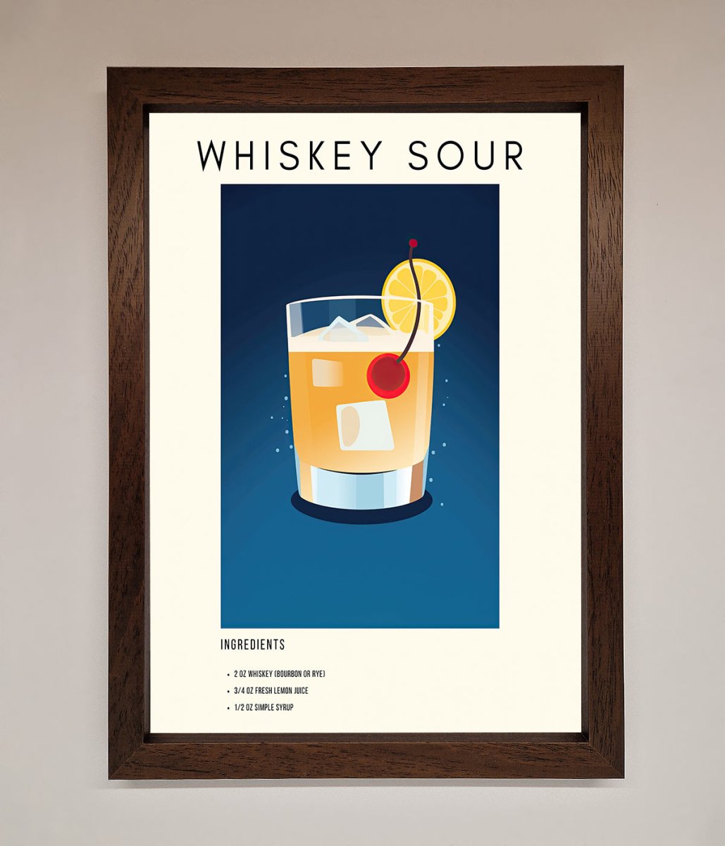 Whiskey Sour Framed Poster-4