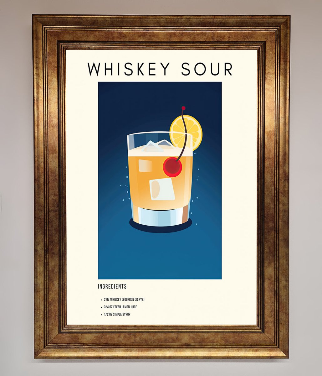Whiskey Sour Framed Poster-7