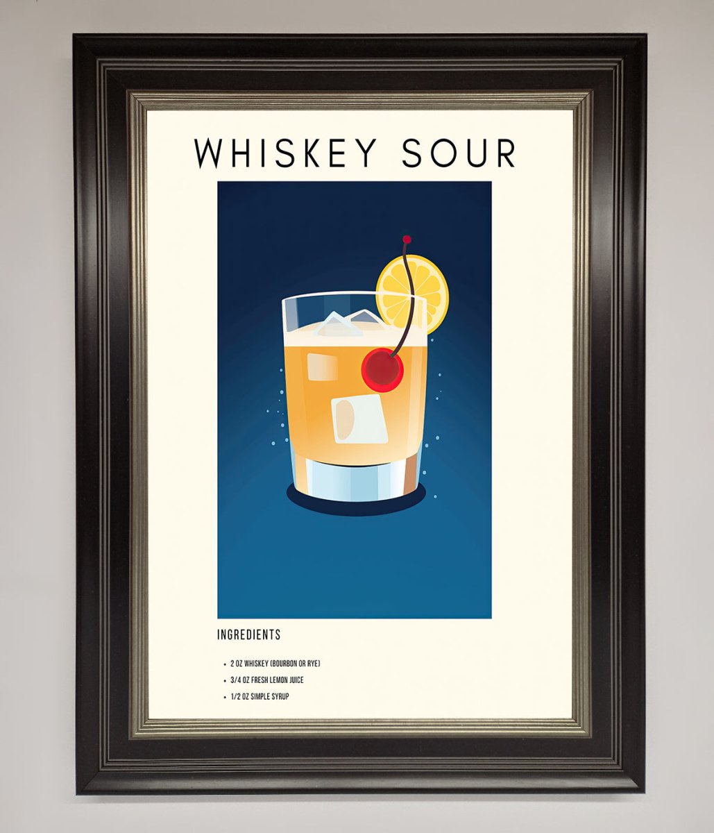 Whiskey Sour Framed Poster-8
