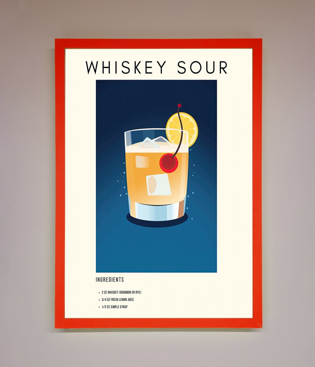 Whiskey Sour Framed Poster-14