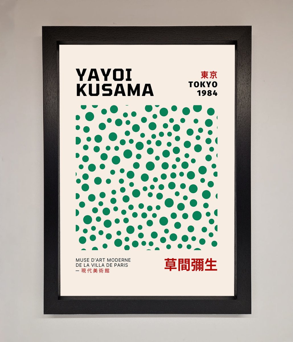 Yayoi Kusaman Tokyo 1984 Framed Wall Art-1